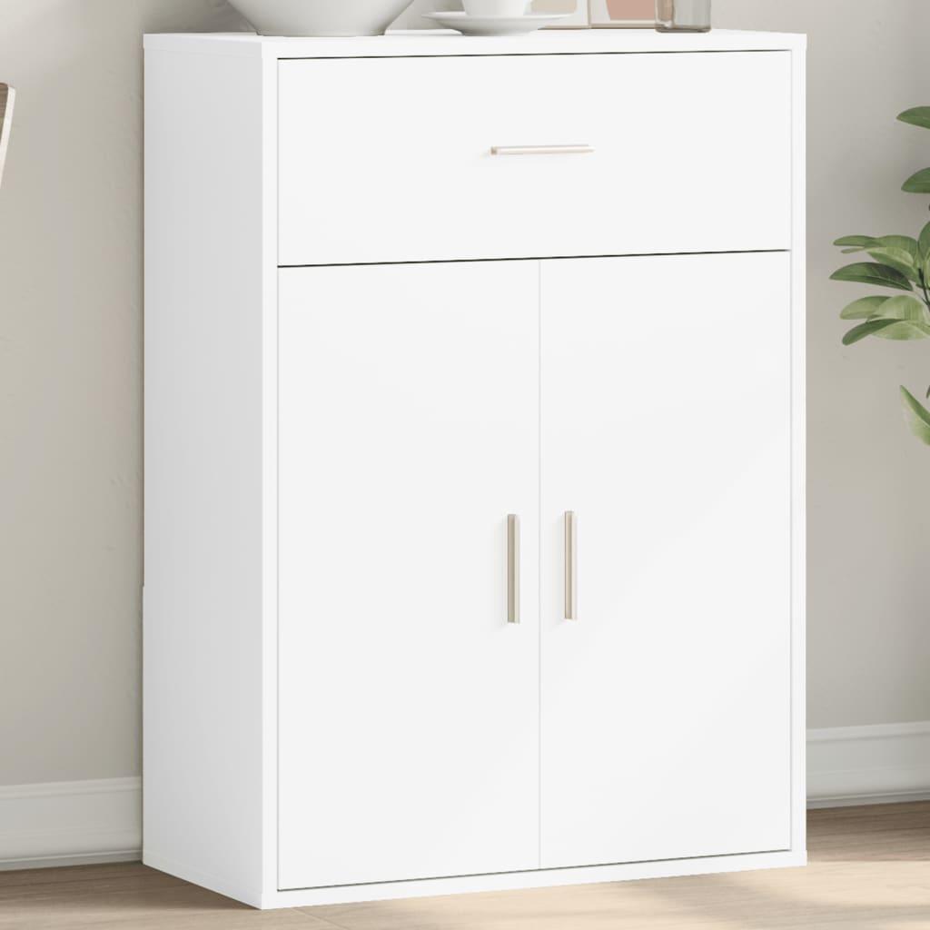 Skænk 60x30x84 cm konstrueret træ hvid