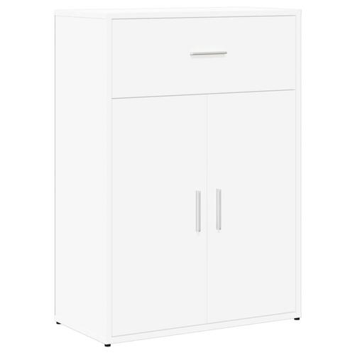 Skænk 60x30x84 cm konstrueret træ hvid