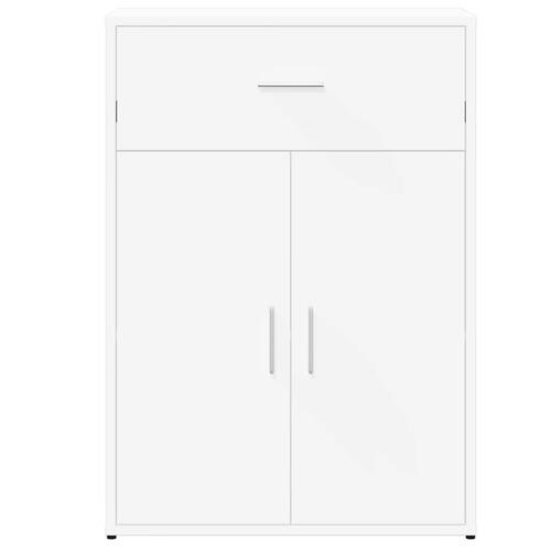 Skænk 60x30x84 cm konstrueret træ hvid