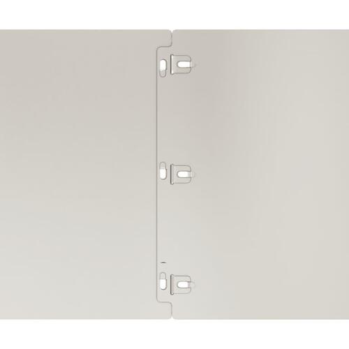 Plænekanter 10 stk. 25x103 cm fleksibel cortenstål