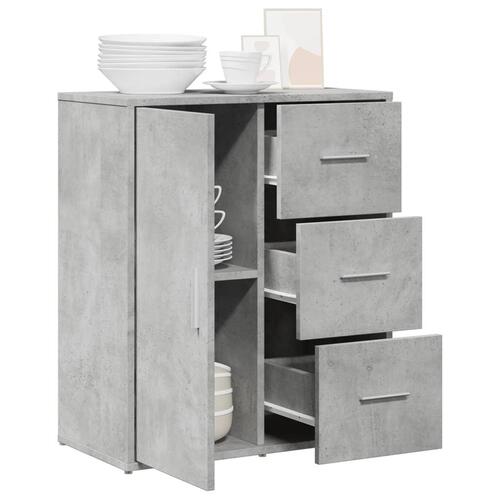 Skænk 60x31x70 cm konstrueret træ betongrå
