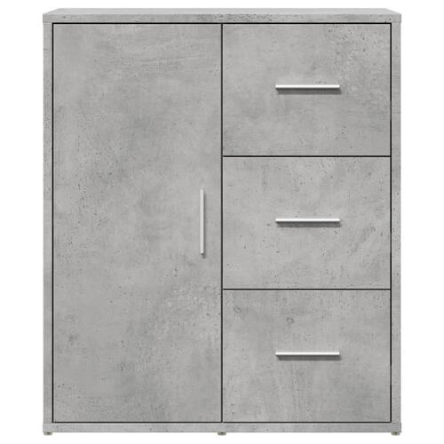Skænk 60x31x70 cm konstrueret træ betongrå