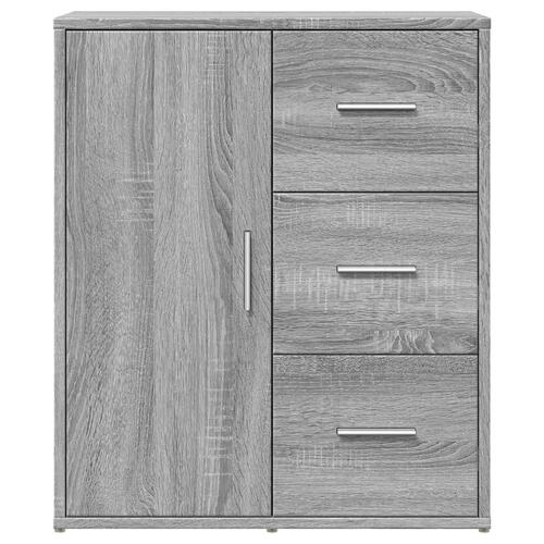 Skænk 60x31x70 cm konstrueret træ grå sonoma-eg