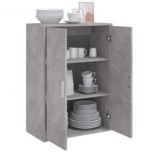 Skænk 60x31x84 cm konstrueret træ betongrå