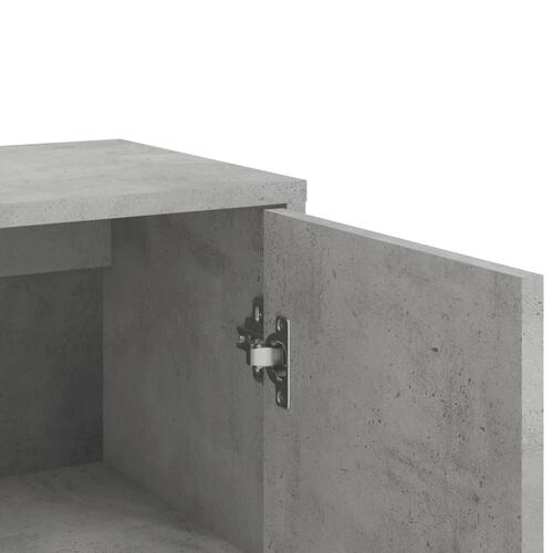 Skænk 60x31x84 cm konstrueret træ betongrå