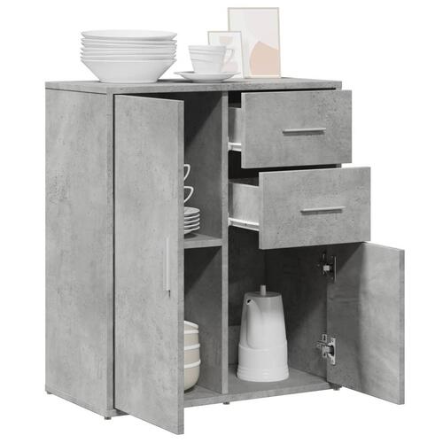 Skænk 60x31x70 cm konstrueret træ betongrå