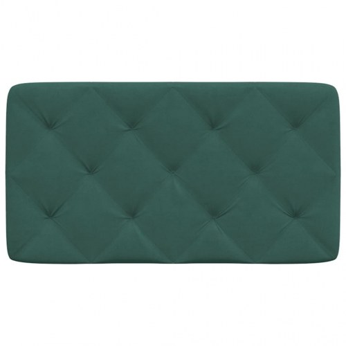 Gavlpude 80 cm i velour - mørkegrøn