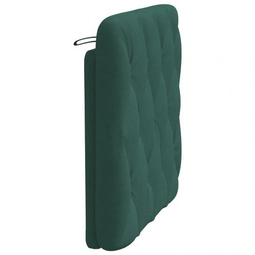 Gavlpude 80 cm i velour - mørkegrøn