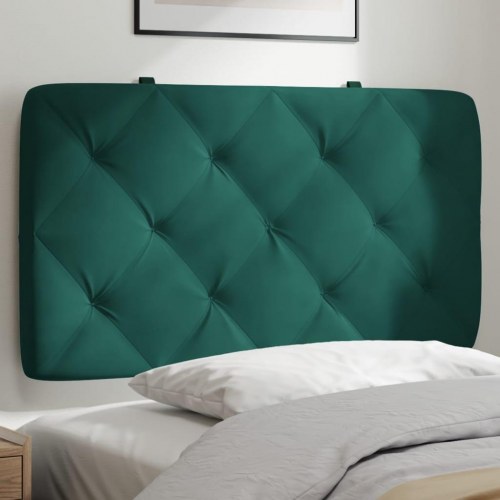 Gavlpude 90 cm i velour - mørkegrøn