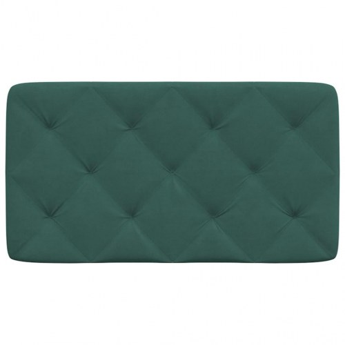 Gavlpude 90 cm i velour - mørkegrøn