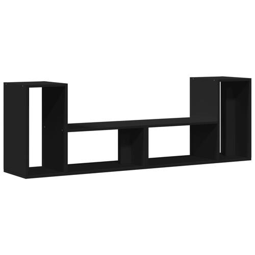 Tv-borde 2 stk. 75x30x50 cm konstrueret træ sort