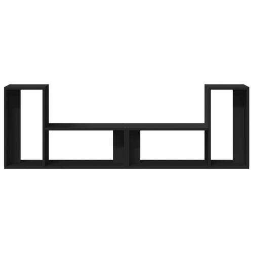 Tv-borde 2 stk. 75x30x50 cm konstrueret træ sort