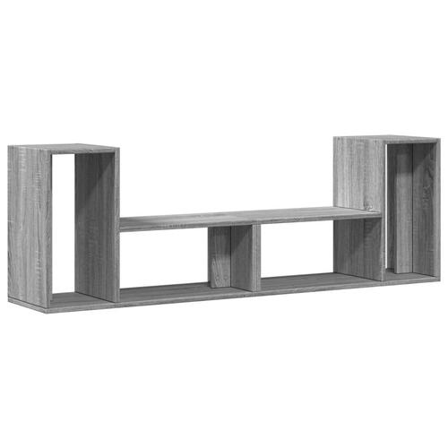 Tv-borde 2 stk. 75x30x50 cm konstrueret træ grå sonoma-eg