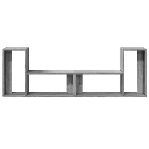Tv-borde 2 stk. 75x30x50 cm konstrueret træ grå sonoma-eg