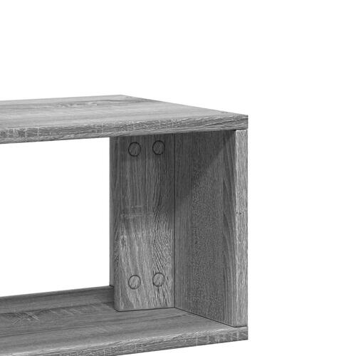 Tv-borde 2 stk. 75x30x50 cm konstrueret træ grå sonoma-eg