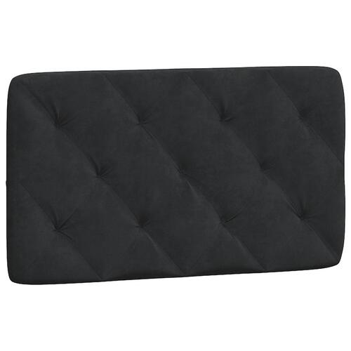 Seng med madras 80x200 cm velour sort
