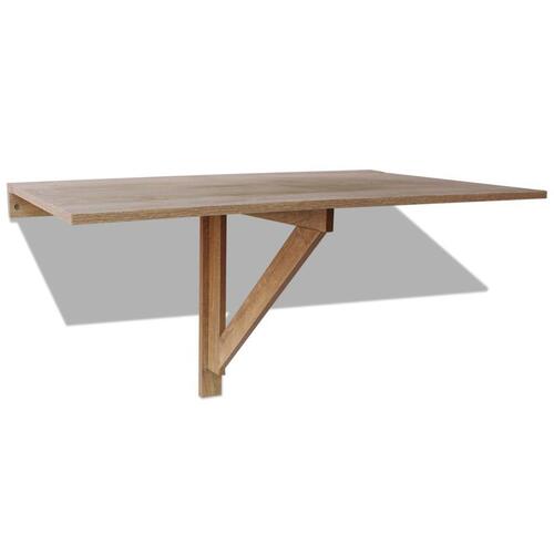 Foldbart vægbord 100x60 cm egetræsfarve