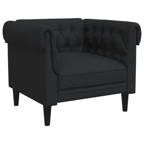 3 personers sofa stof sort