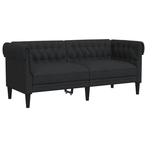 3 personers sofa stof sort