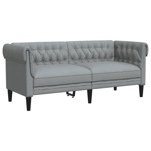 3 personers sofa stof lysegrå