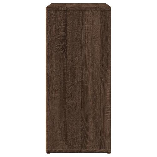 Skænk 60x31x70 cm konstrueret træ brun egetræsfarve