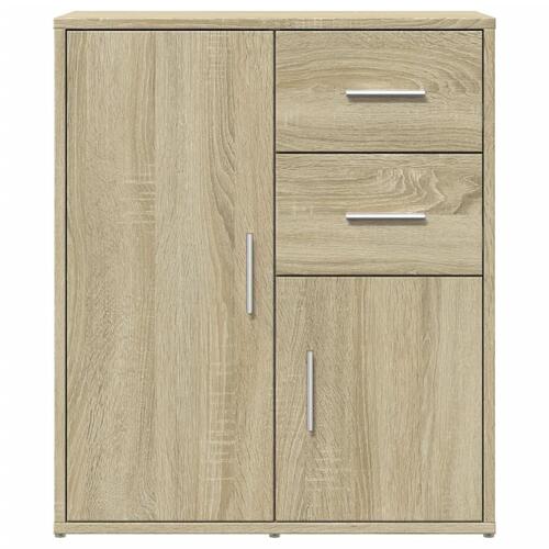 Skænk 60x31x70 cm konstrueret træ sonoma-eg