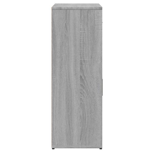 Skænk 60x30x84 cm konstrueret træ grå sonoma-eg