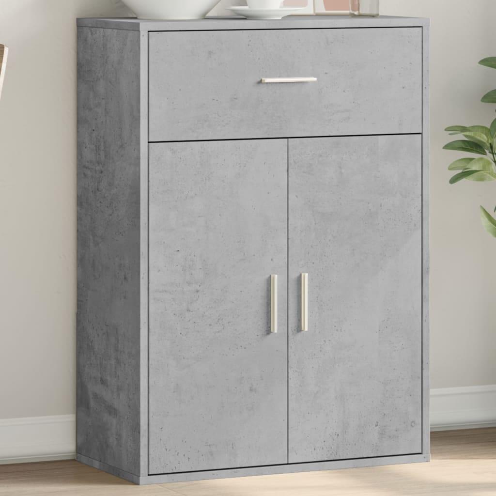 Skænk 60x30x84 cm konstrueret træ betongrå