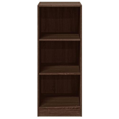 Tøjskab 48x41x102 cm konstrueret træ brun egetræsfarve