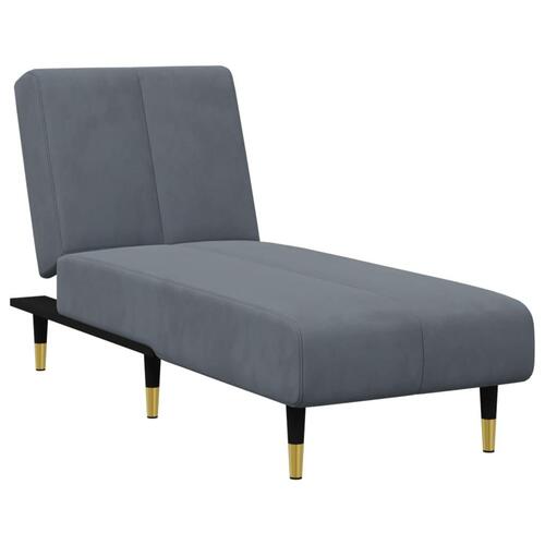 2 personers sofa velour mørkegrå
