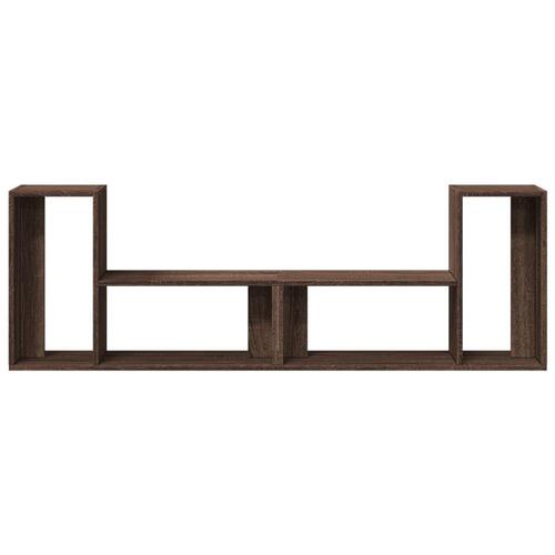 Tv-borde 2 stk. 75x30x50 cm konstrueret træ brun egetræsfarve