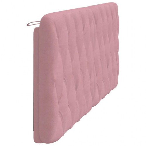 Gavlpude i velour 200 cm - lyserød