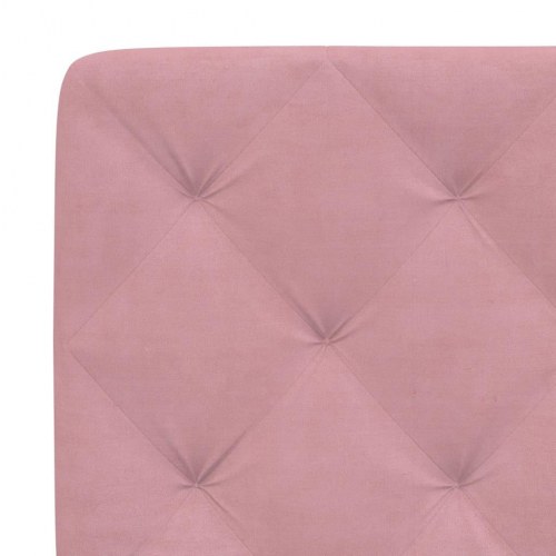 Gavlpude i velour 200 cm - lyserød