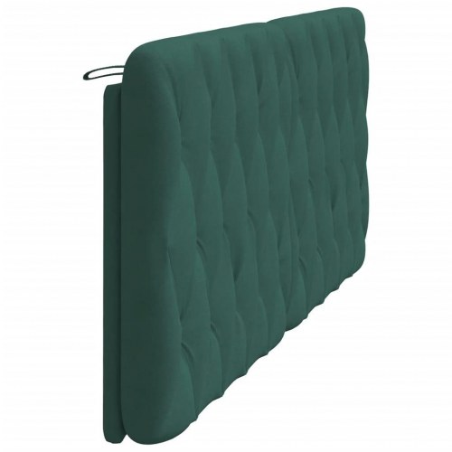 Gavlpude 200 cm i velour - mørkegrøn