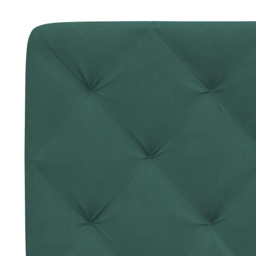 Gavlpude 200 cm i velour - mørkegrøn