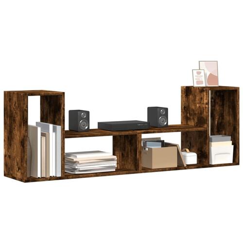Tv-borde 2 stk. 75x30x50 cm konstrueret træ røget egetræsfarve