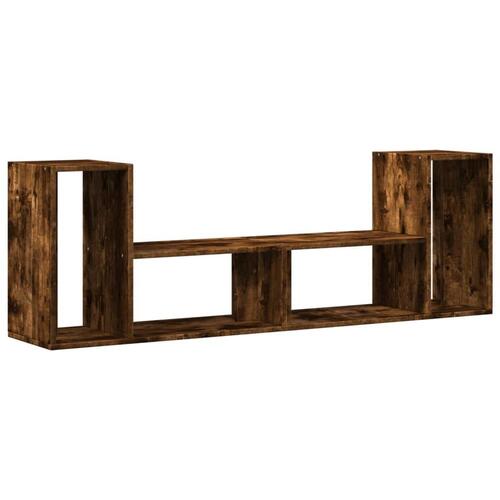 Tv-borde 2 stk. 75x30x50 cm konstrueret træ røget egetræsfarve