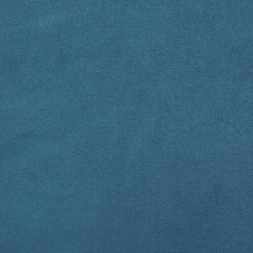 Seng med madras 100x200 cm velour blå