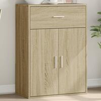 Skænk 60x30x84 cm konstrueret træ sonoma-eg