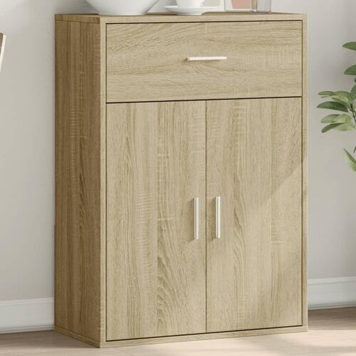 Skænk 60x30x84 cm konstrueret træ sonoma-eg