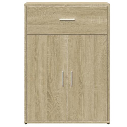 Skænk 60x30x84 cm konstrueret træ sonoma-eg