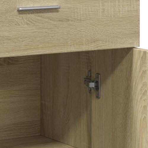Skænk 60x30x84 cm konstrueret træ sonoma-eg