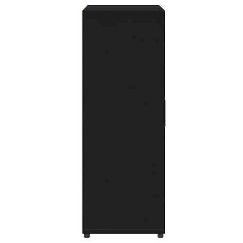 Skænk 60x31x84 cm konstrueret træ sort