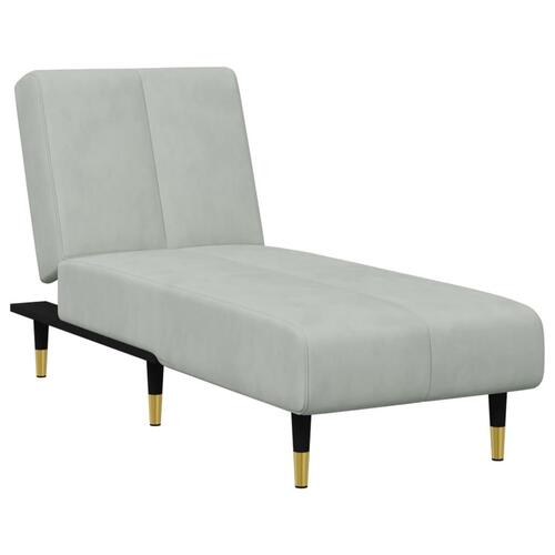 2 personers sofa velour lysegrå