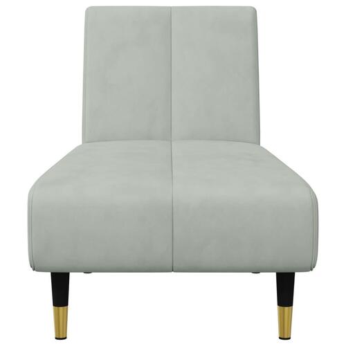 2 personers sofa velour lysegrå