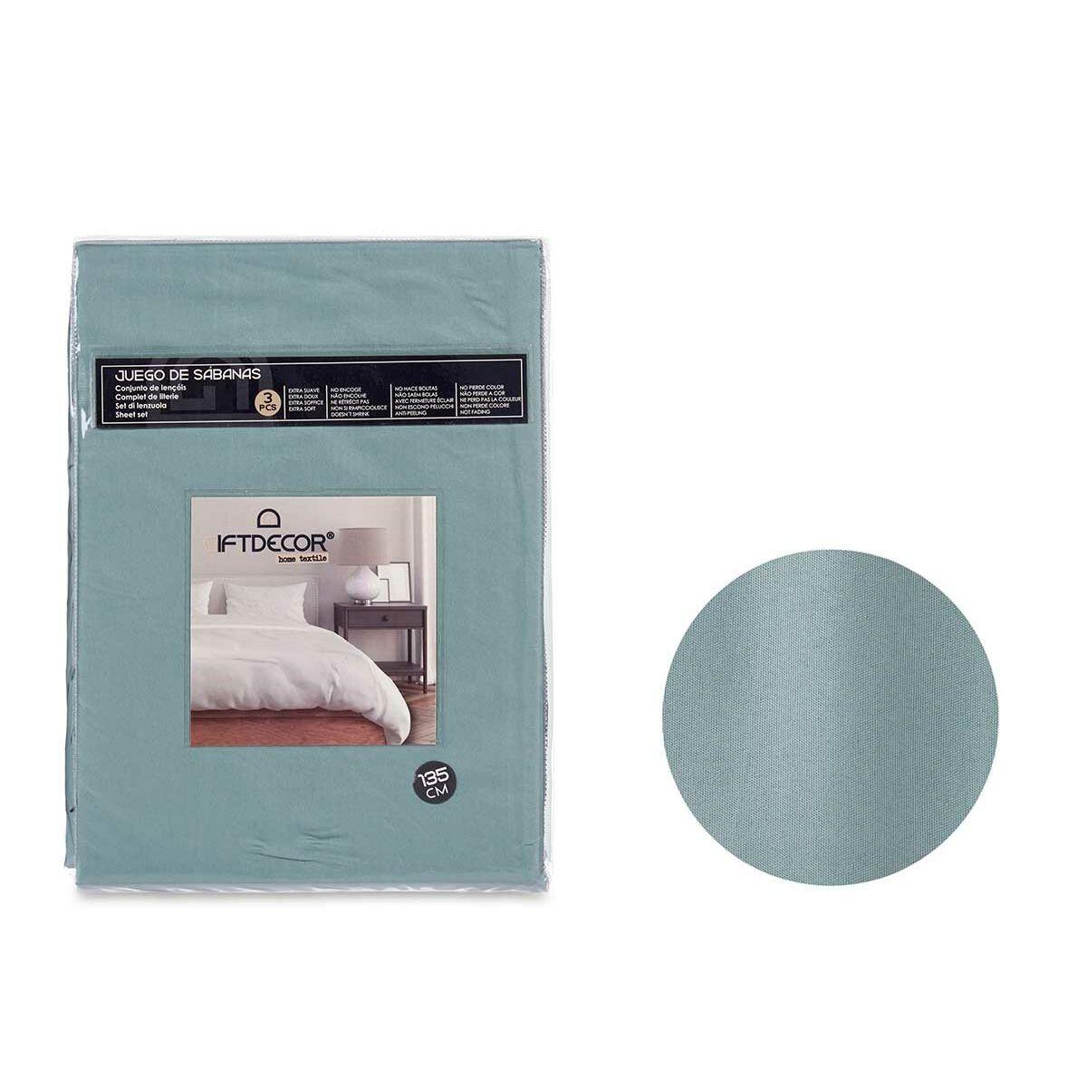 Sengetøj sæt 135 cm - grøn, 3 dele