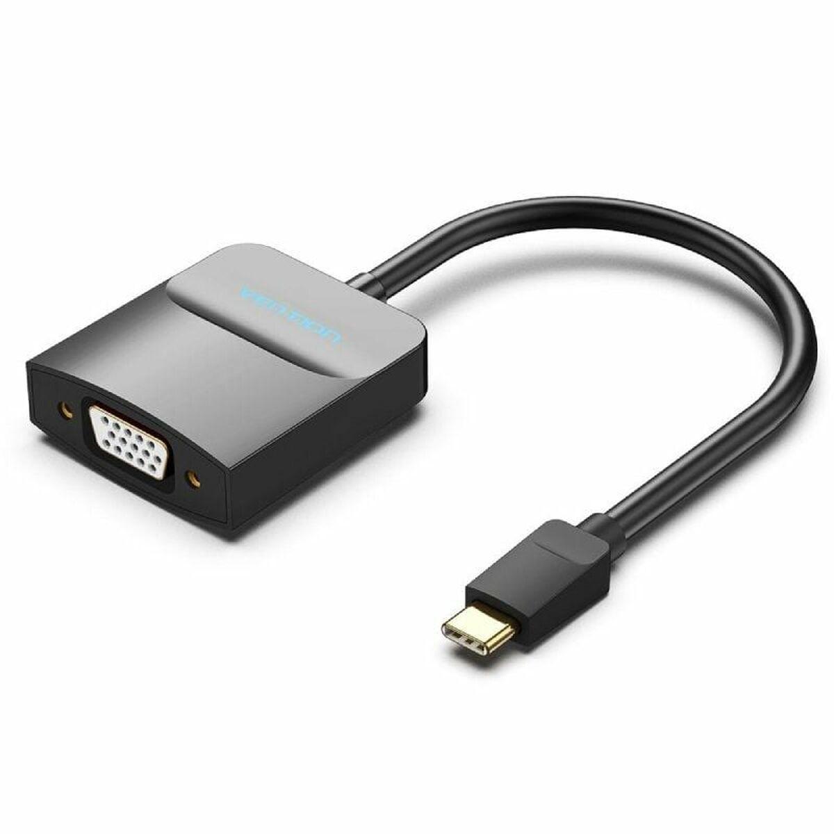 Vention USB‑C til VGA adapter - sort (TDDBB)