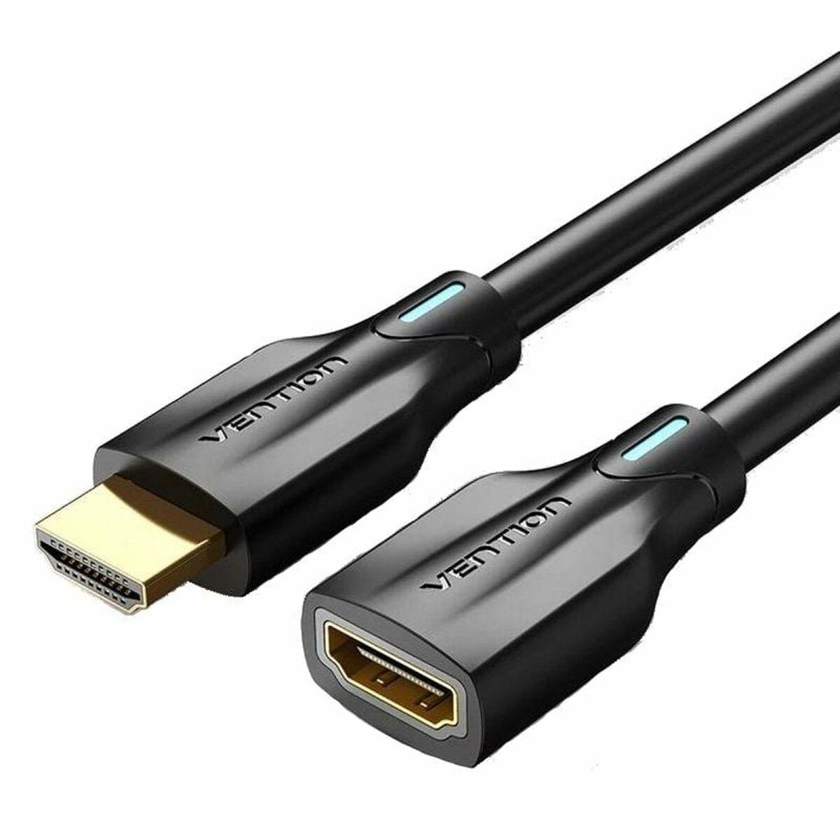 HDMI-kabel forlænger Vention AHBBF - 1 m - sort