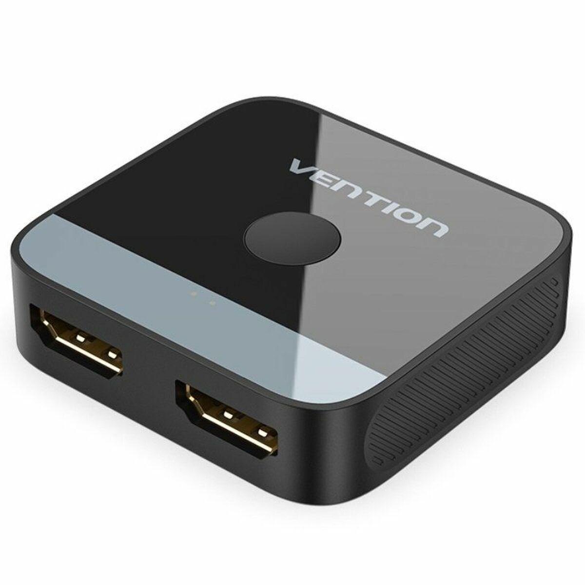 Vention HDMI-kommutator AKOB0 - 2x1/1x2, 4K, grå/sort