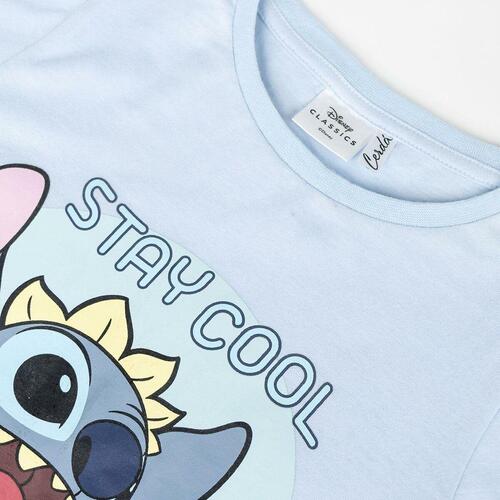 Nattøj Børns Stitch Lyseblå 8 år